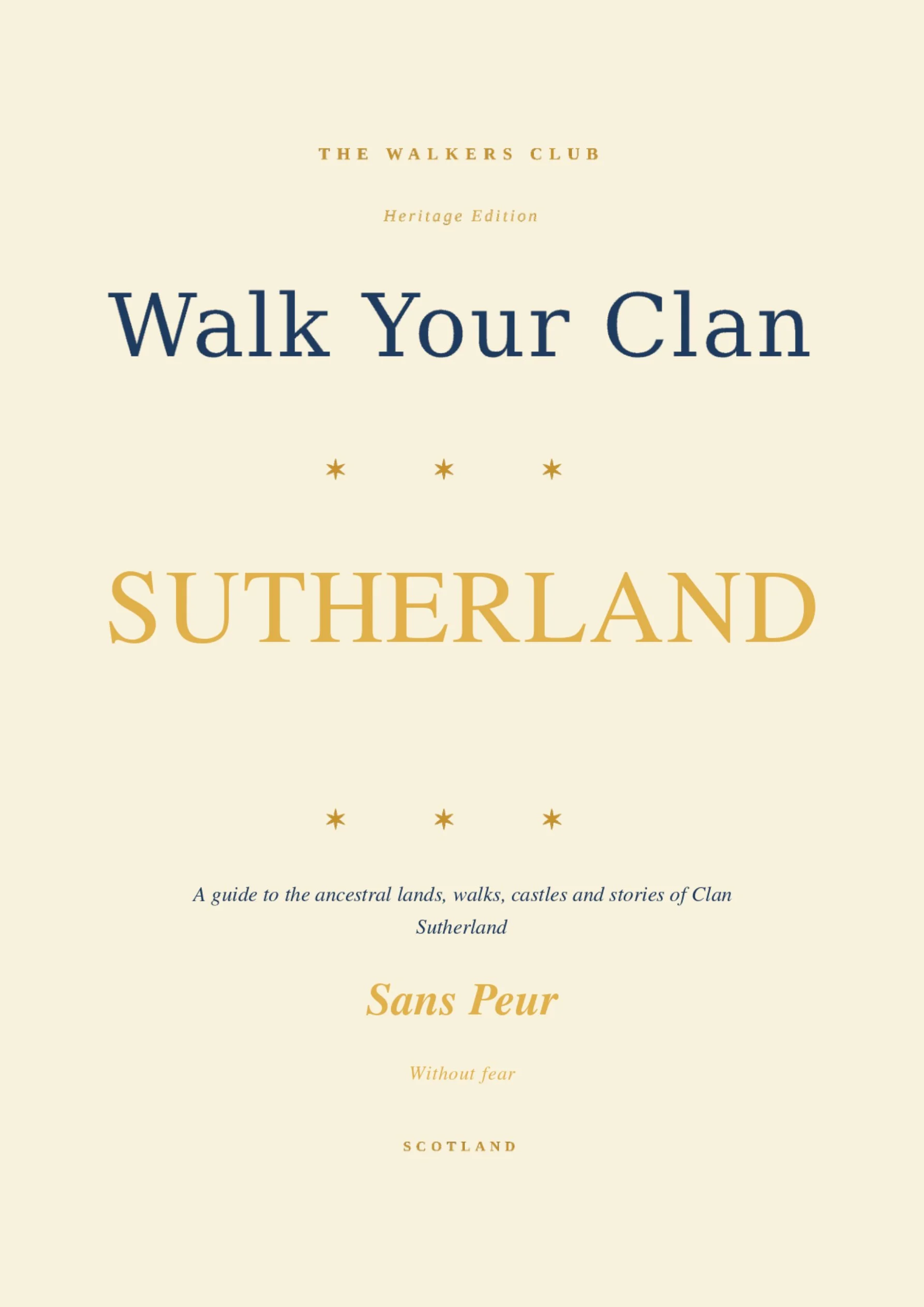 Walk Your Clan: Sutherland — Heritage Edition