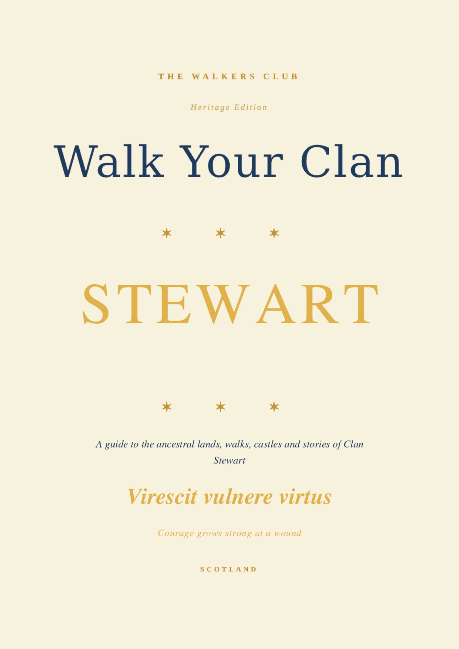 Walk Your Clan: Stewart — Heritage Edition