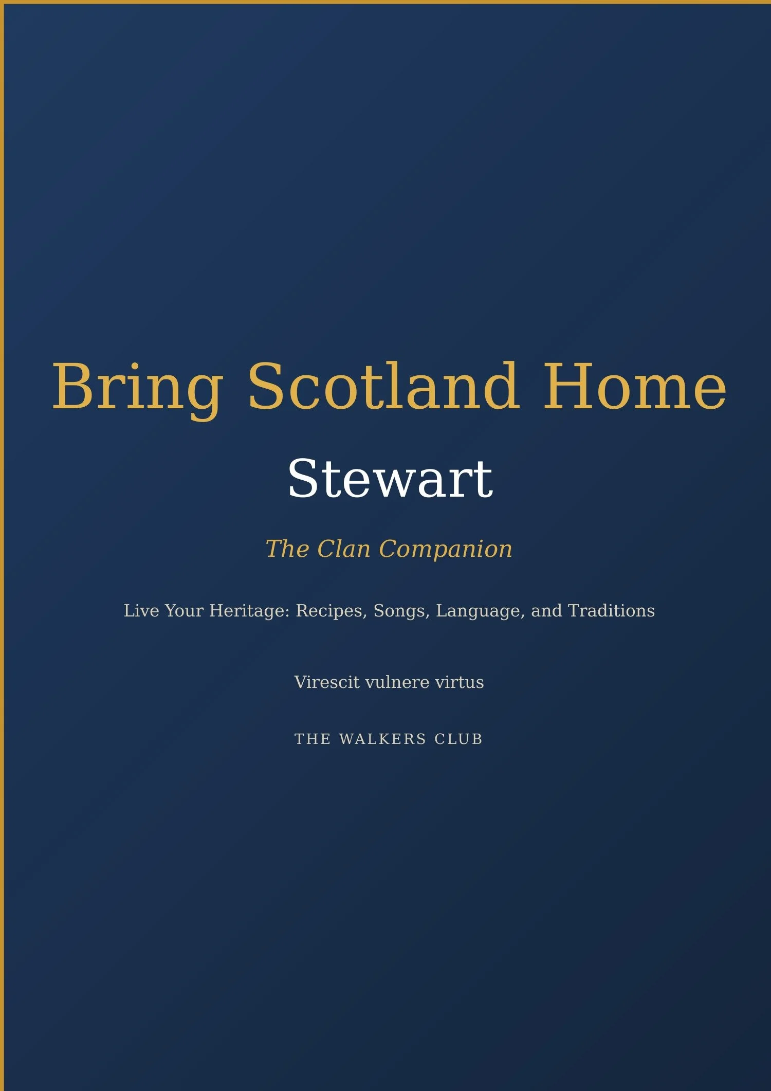 Bring Scotland Home: Stewart