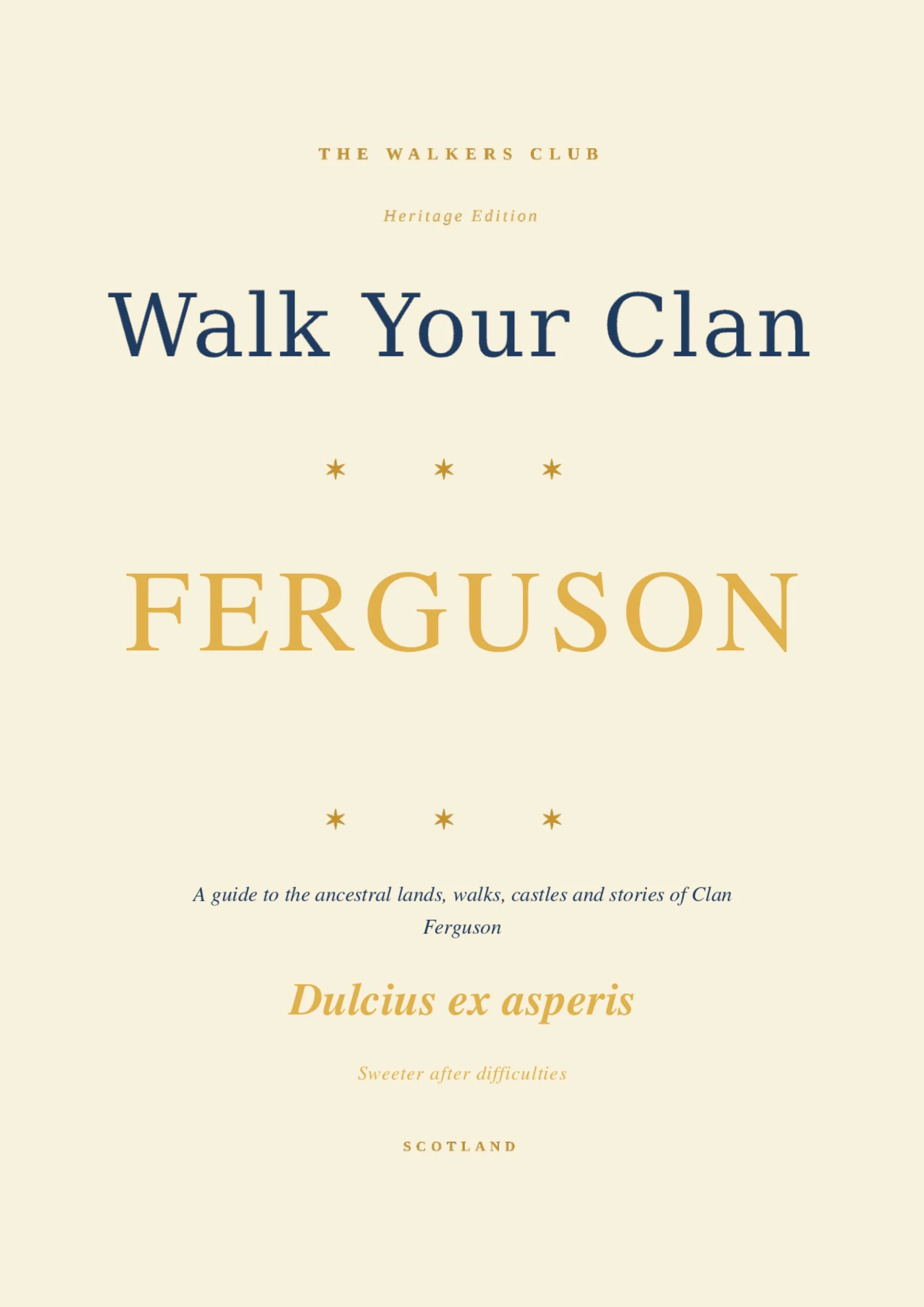 Walk Your Clan: Ferguson — Heritage Edition