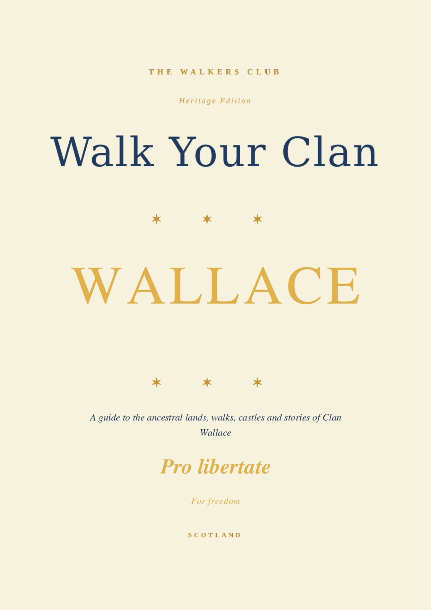 Walk Your Clan: Wallace — Heritage Edition