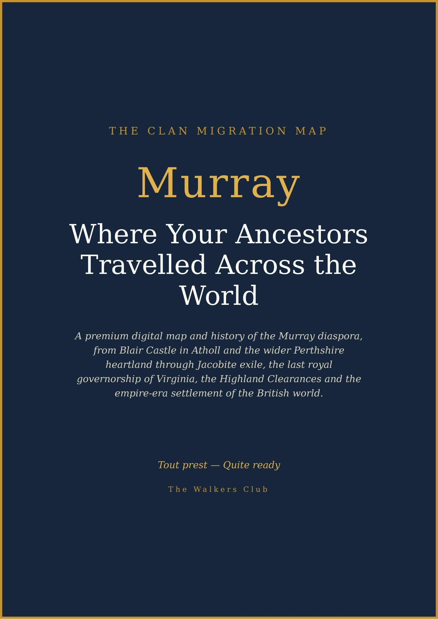 Clan Migration Map: Murray