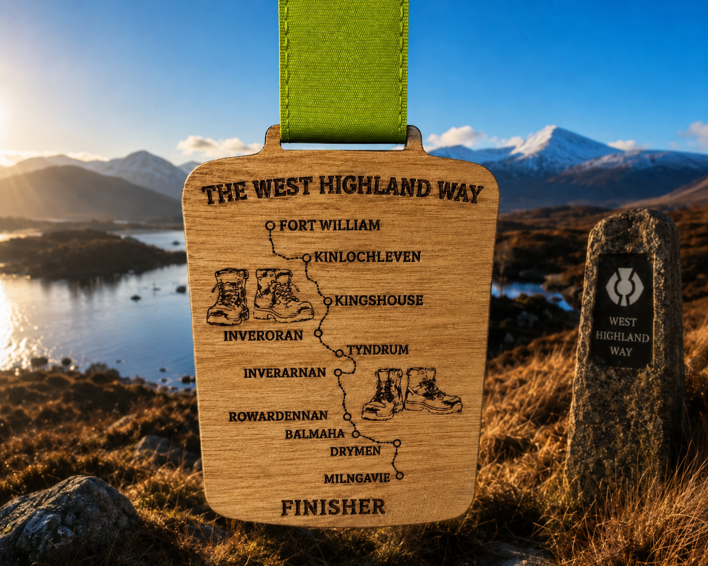 The West Highland Way Finisher Medal