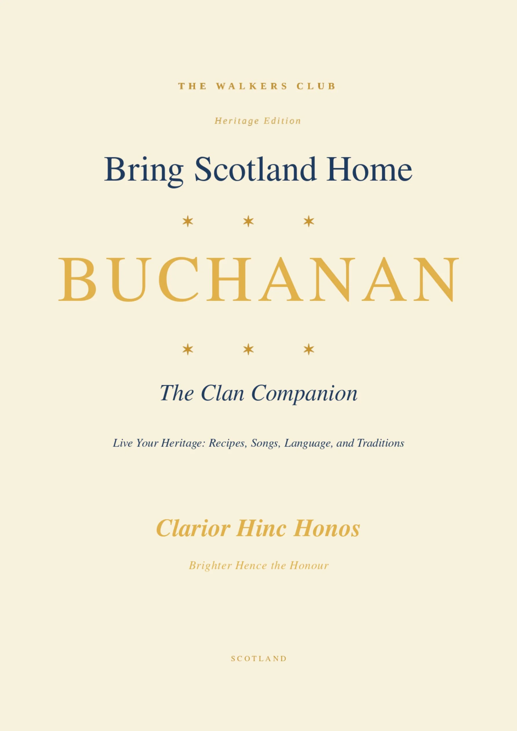 Bring Scotland Home: Buchanan