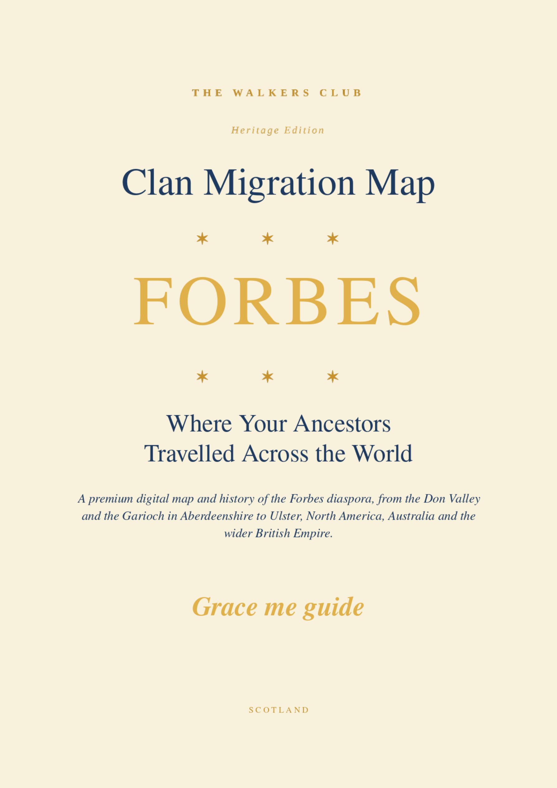 Clan Migration Map: Forbes