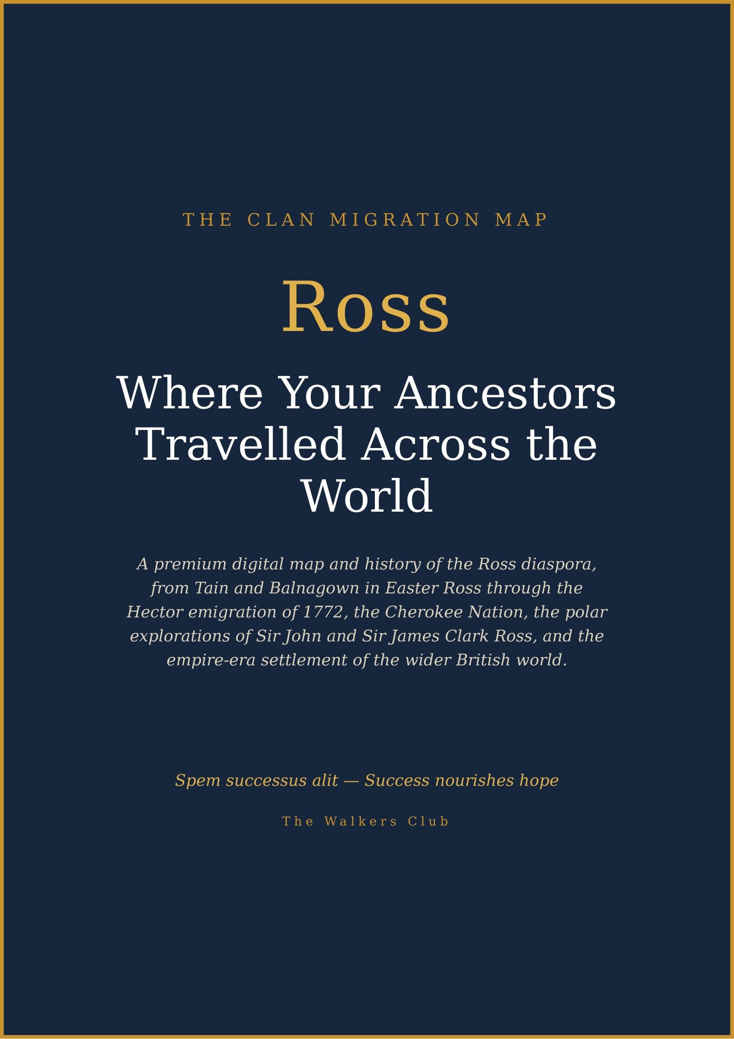 Clan Migration Map: Ross