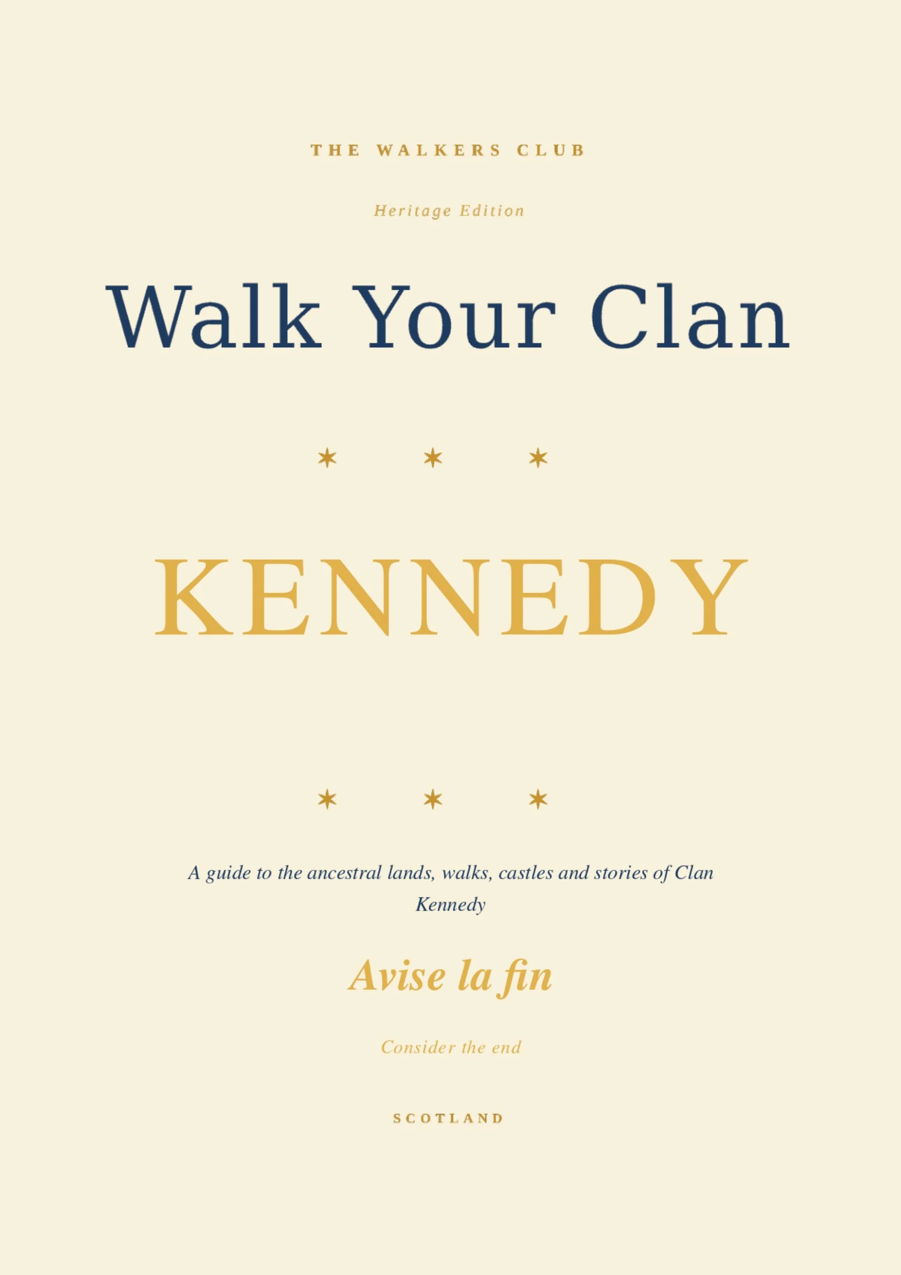 Walk Your Clan: Kennedy — Heritage Edition