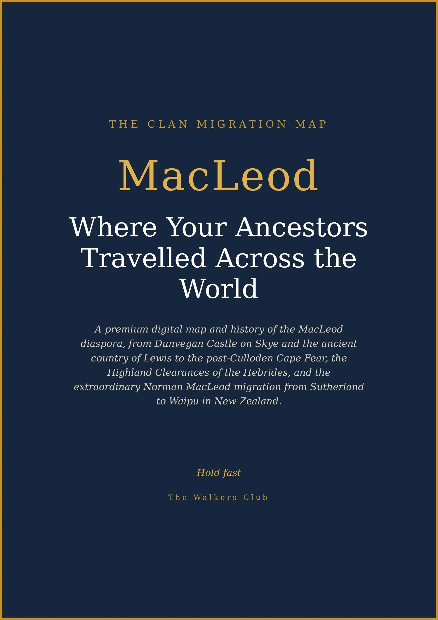 Clan Migration Map: MacLeod