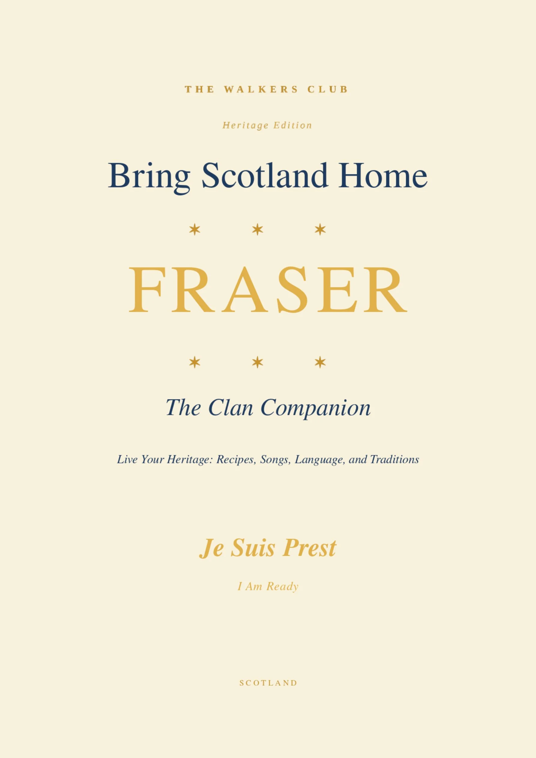 Bring Scotland Home: Fraser