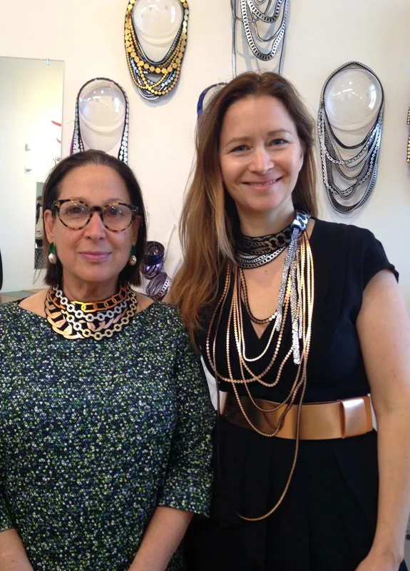 Uli with the curator Bryna Pomp