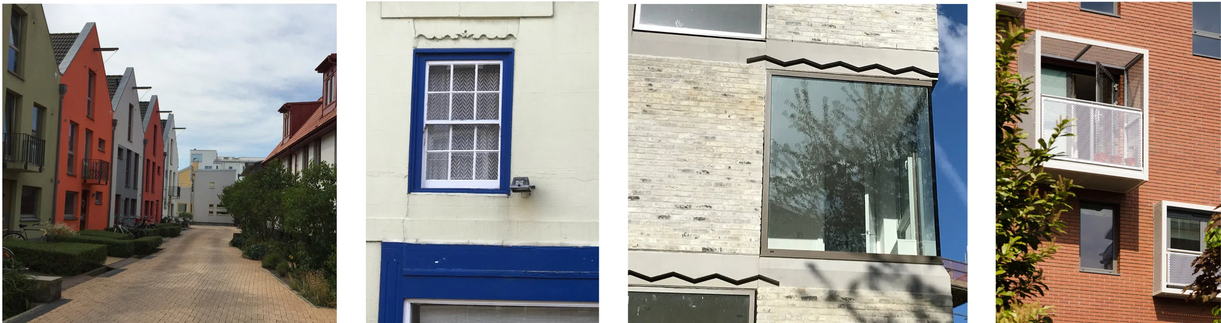 Specific and repeated architectural details could help to deliver a unique character to the architecture of the Fleet / Hythe