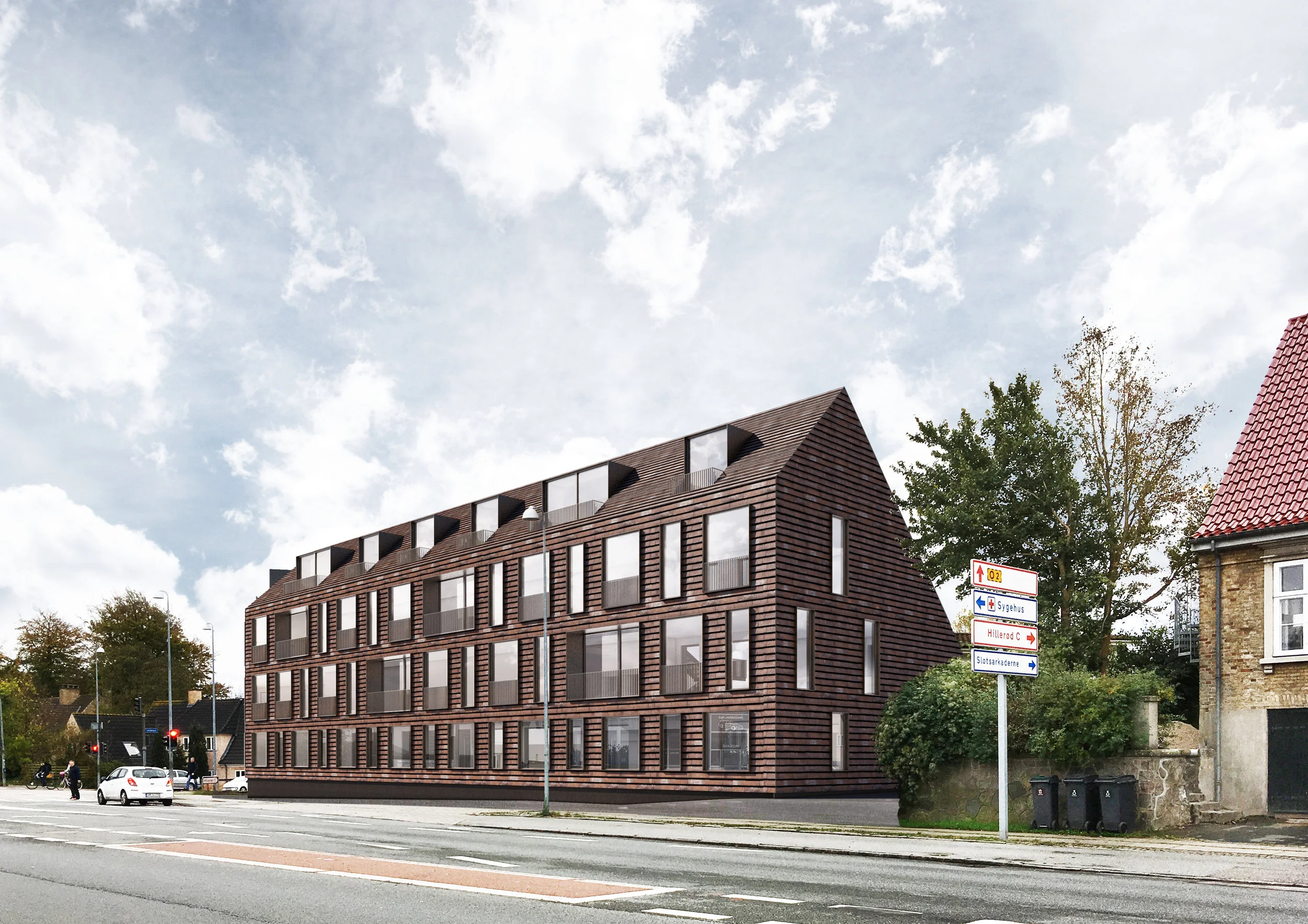 Visualisering set fra Københavnsvej
