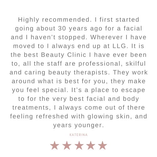 I have been a client for over 30yrs and have nothing but praise for the clinic. The treatments take place with first class therapists. All the members of staff make me feel welcome and I always leave feeling calm and-2.png