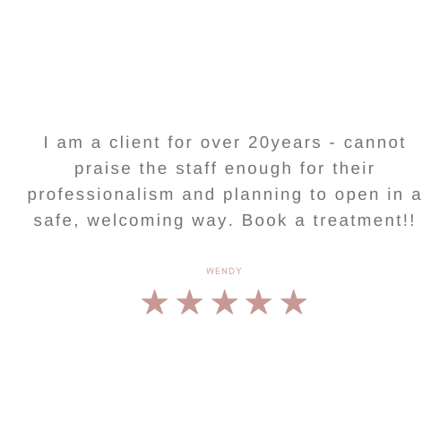 I have been a client for over 30yrs and have nothing but praise for the clinic. The treatments take place with first class therapists. All the members of staff make me feel welcome and I always leave feeling calm and-2.png