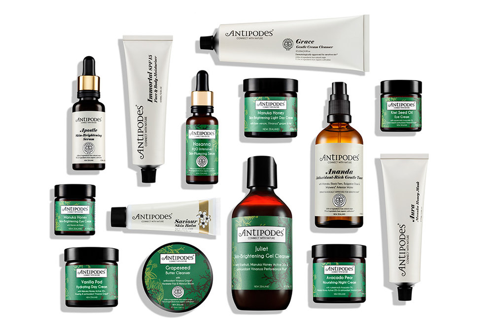 Antipodes beauty products