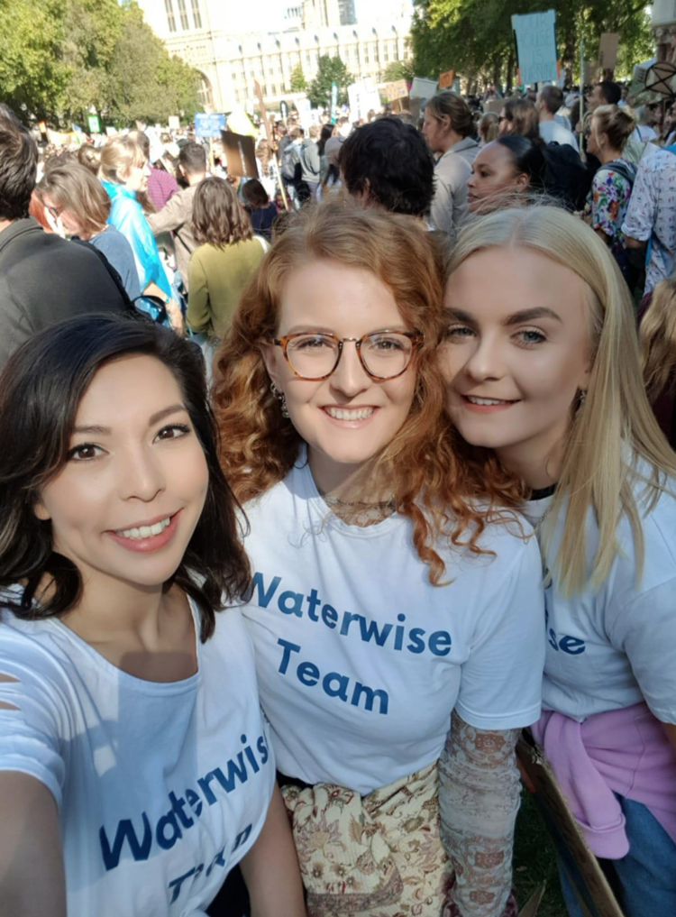 The Waterwise team at The Climate Strike