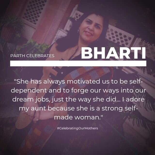 &quot;My aunt, Mrs. Bharti Malhotra is the Founder of the Red Ribbons, Amritsar... [She] works to empower women who are homebound but wish to become independent and have awe for art. 

Over the years, she has been a part of many national and local ar