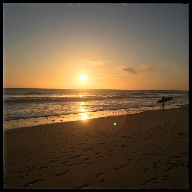 Beaut&eacute; du soir, surfeur d&rsquo;hiver, soleil et vagues.🏄🏻&zwj;♂️ #vacances #vacance #holiday #holidays #iledere #&icirc;ledere #location #locations #conciergerie #soleil #sun #lacouarde #leboisplage #loix #saintmartin #luxe #vacancesenfamil