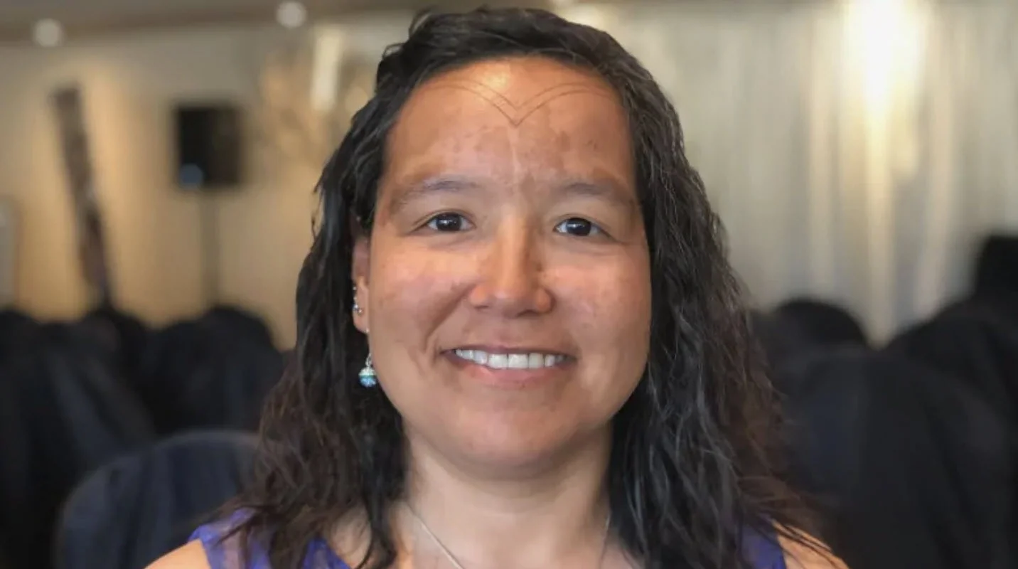 Doris Boase graduated from the Inuit bachelor of education program between Memorial University's Labrador Institute and the Nunatsiavut government. (Meg Roberts/CBC)