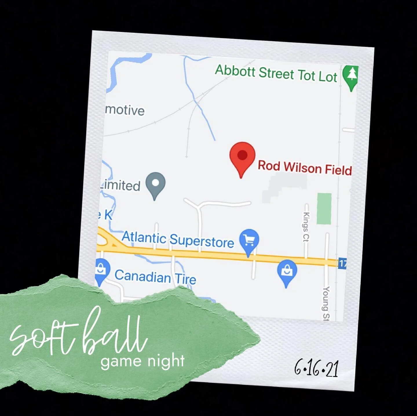 Join us tomorrow night for our youth soft ball game! 
Time: 6:30pm
Location: Rod Wilson field behind the superstore!