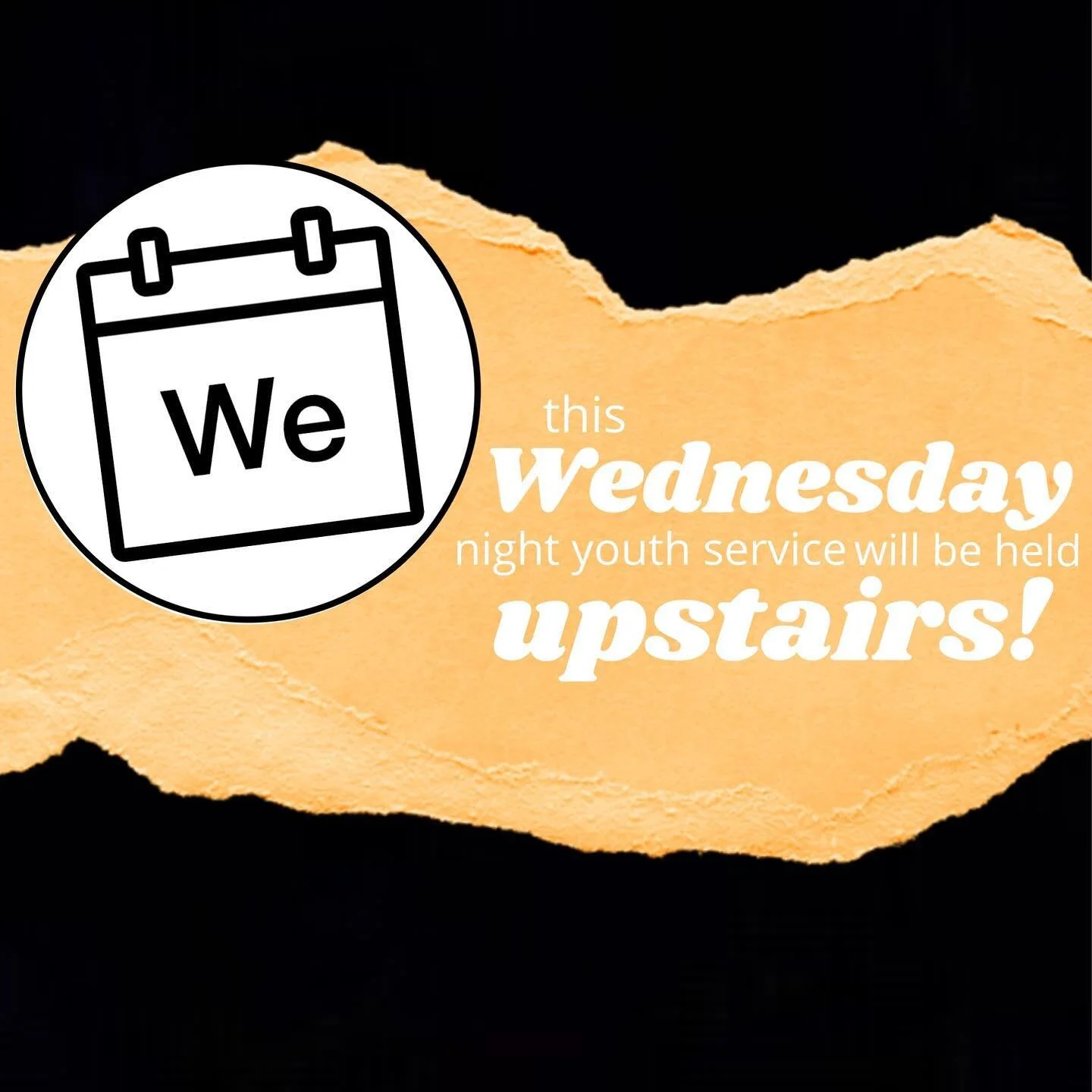 See You tomorrow night upstairs for service!!