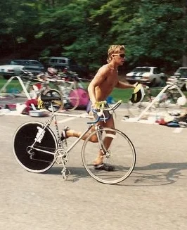 Sunset Sprint Triathlon, Bridgeton, NJ; circa sometime between 1990-93.