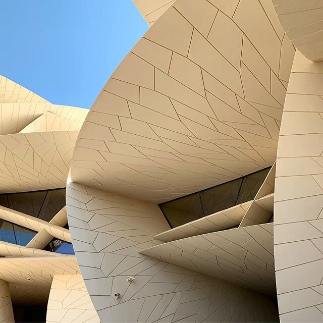 Details from the National Museum of Qatar by @ateliersjeannouvel