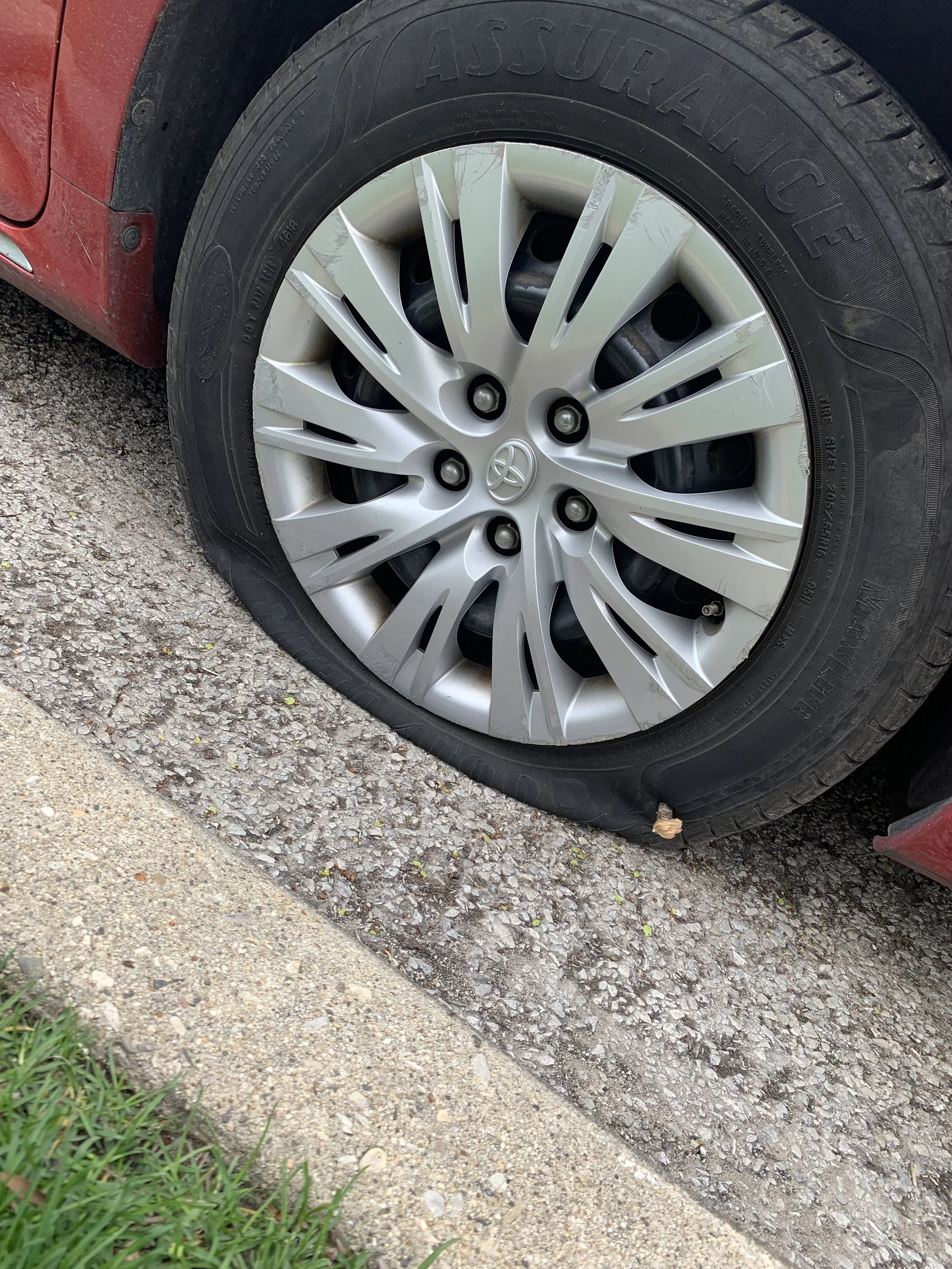 I got a flat tire last week ... and my thoughts about life today - from the Chicago Boudoir Photography Studio