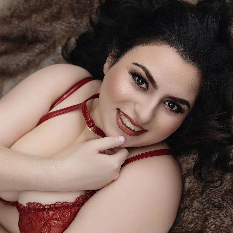 "The boudoir images captured my beauty in a way that was both empowering and deeply affirming." 