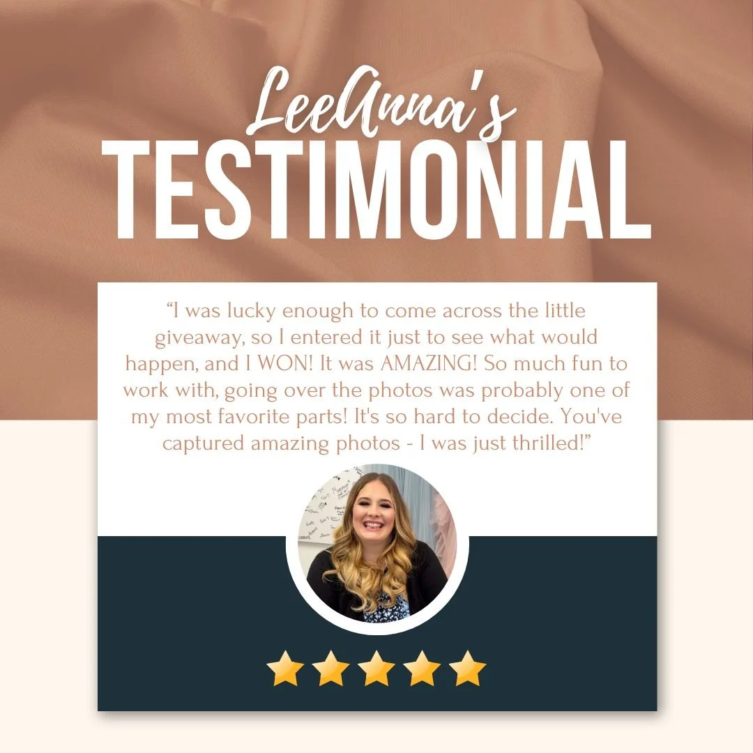LeeAnna won a boudoir photoshoot! Hear about her experience!