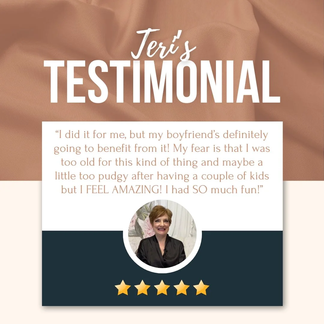 Teri’s Boudoir Experience: Feeling Fabulous at Any Age [video testimonial]