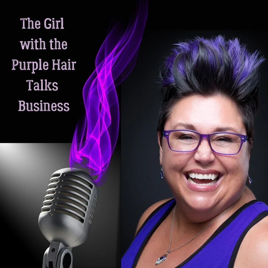 How I Built a Boudoir Brand Women Trust: My Interview with Angie Giltner on The Girl With The Purple Hair Talks Business Podcast