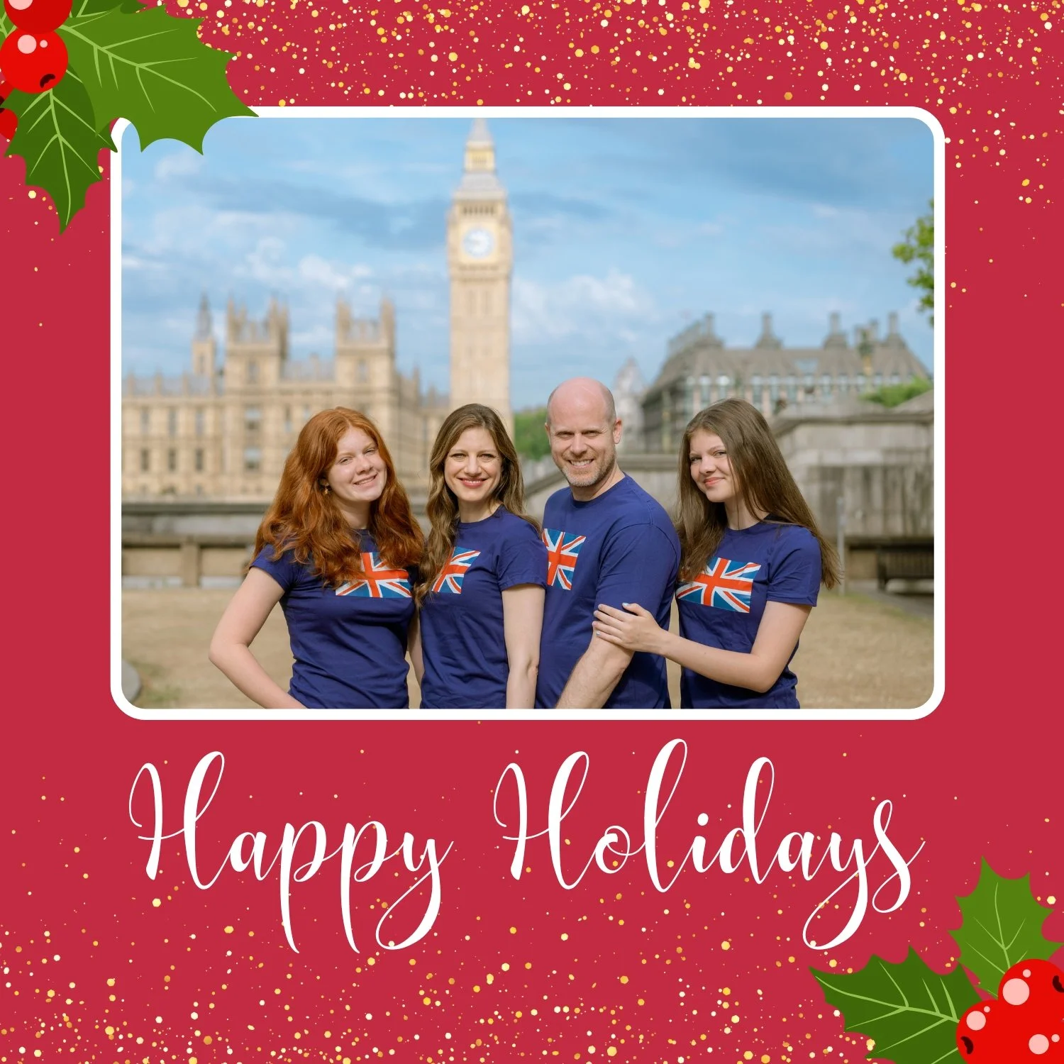 Happy Holidays 2025 - Sending Love From My Family to Yours! 