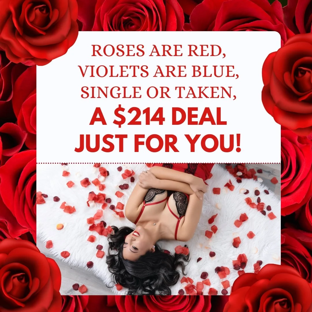 The Best Valentine’s Gift: Empowering Photos, Pampering &amp; Keepsake Albums (Valentine's Day Boudoir Special Inside!!)