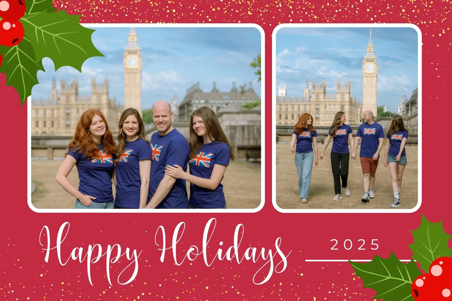 Happy Holidays 2025 from the Hansen Family