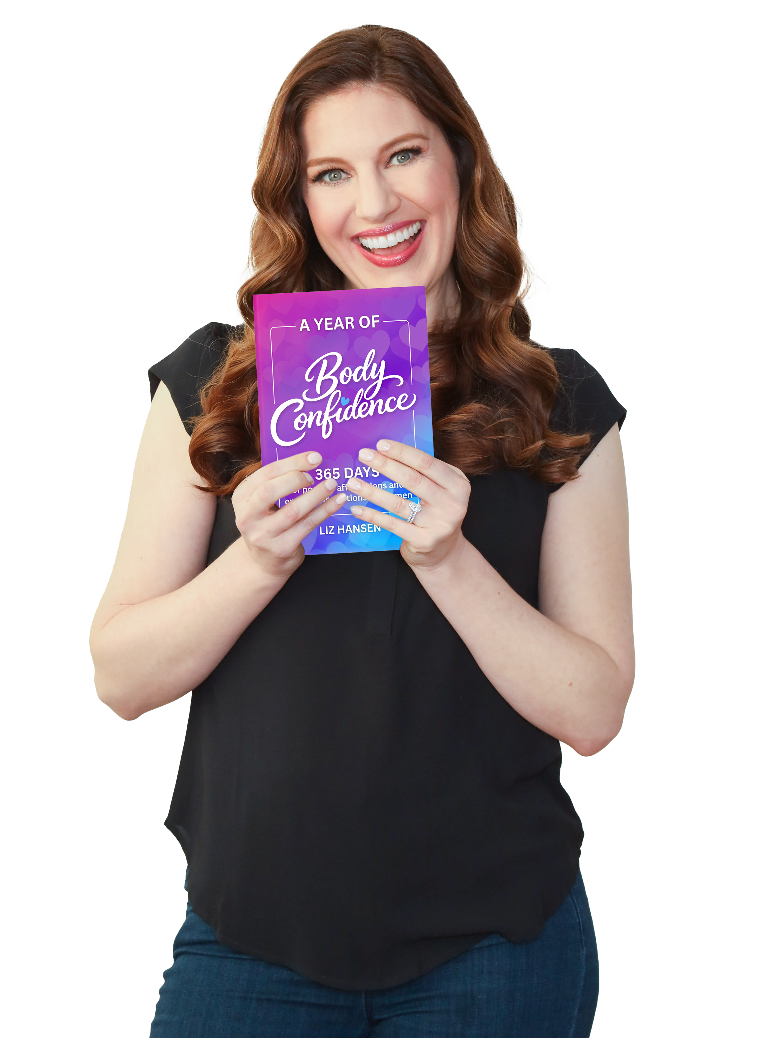 Liz Hansen, empowering women through a 365 daily body confidence guide with positive affirmations and actions