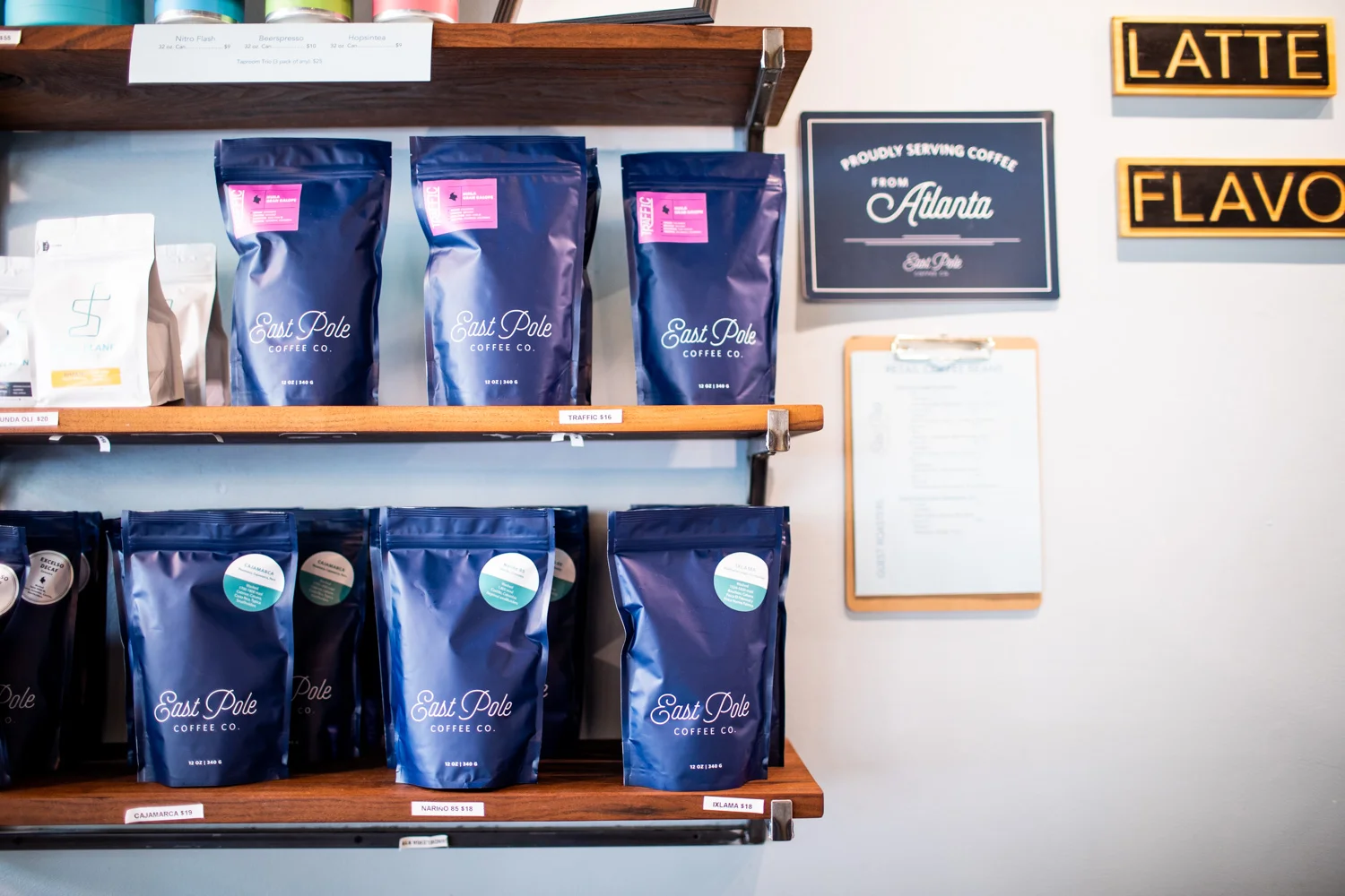 Coffee for sale from East Pole Coffee Co.