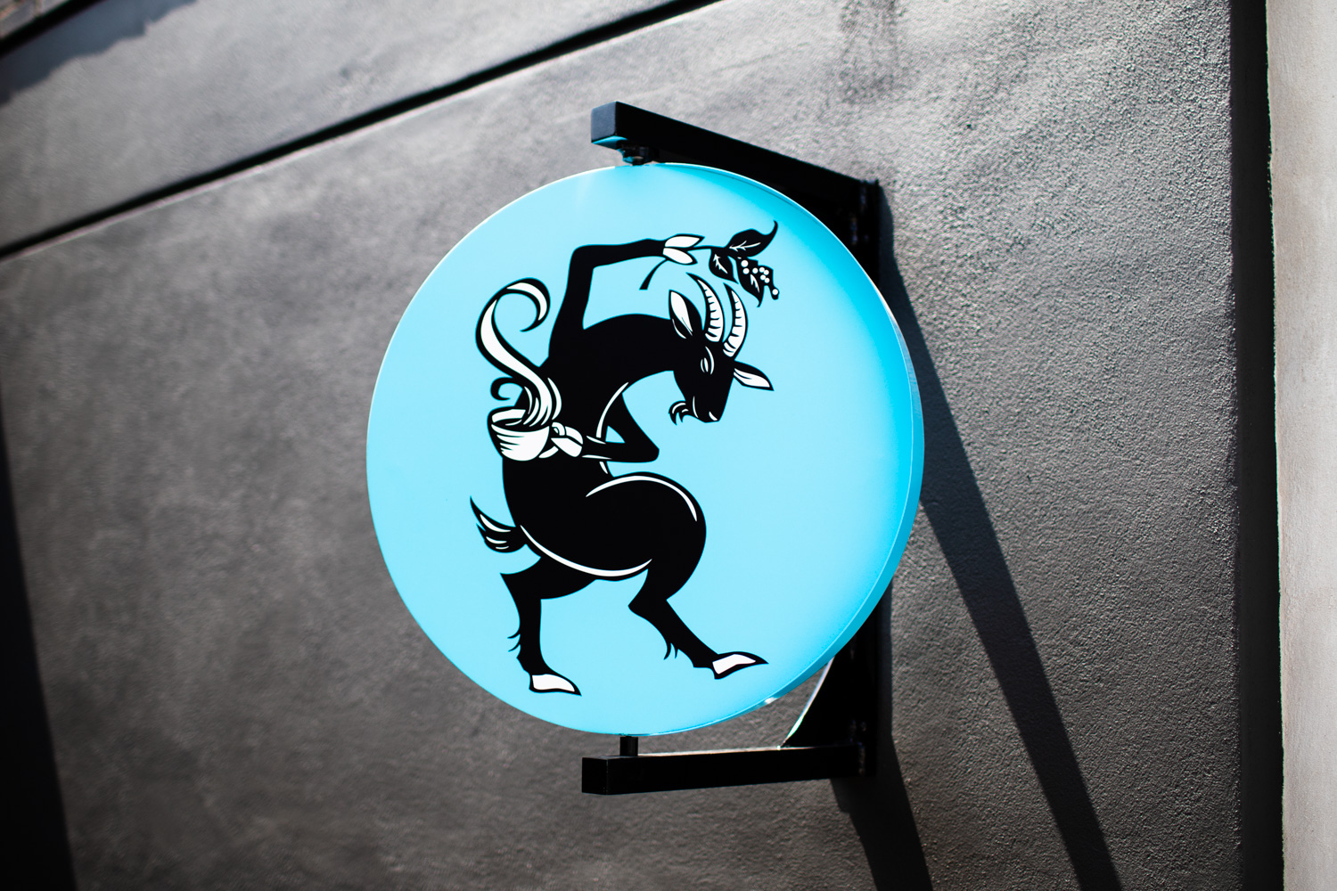 The Dancing Goats logo (this logo rotates).