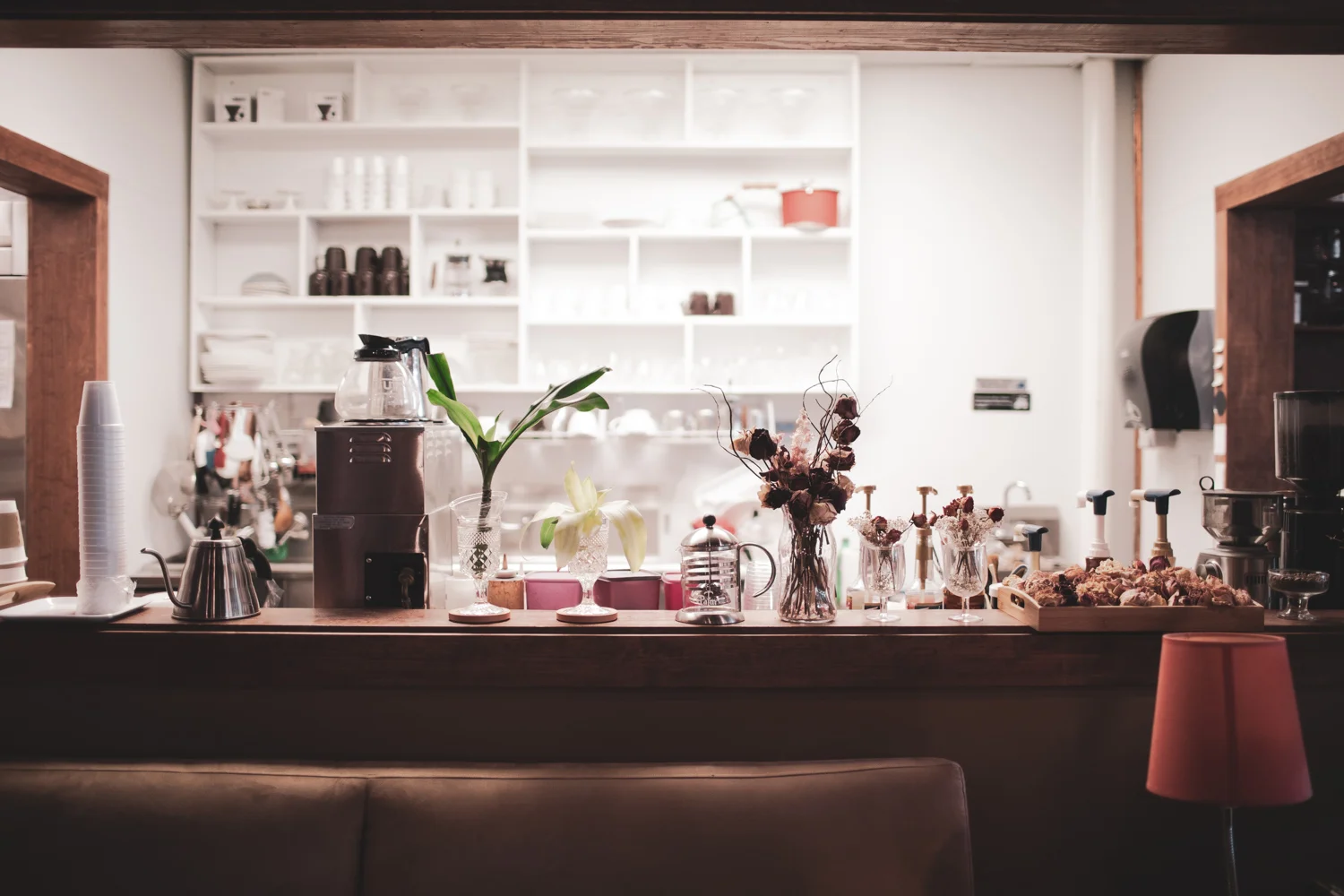 A beautiful, cozy corner at Cafe Rothem. This photo was featured on the Atlanta Coffee Shops Instagram page.