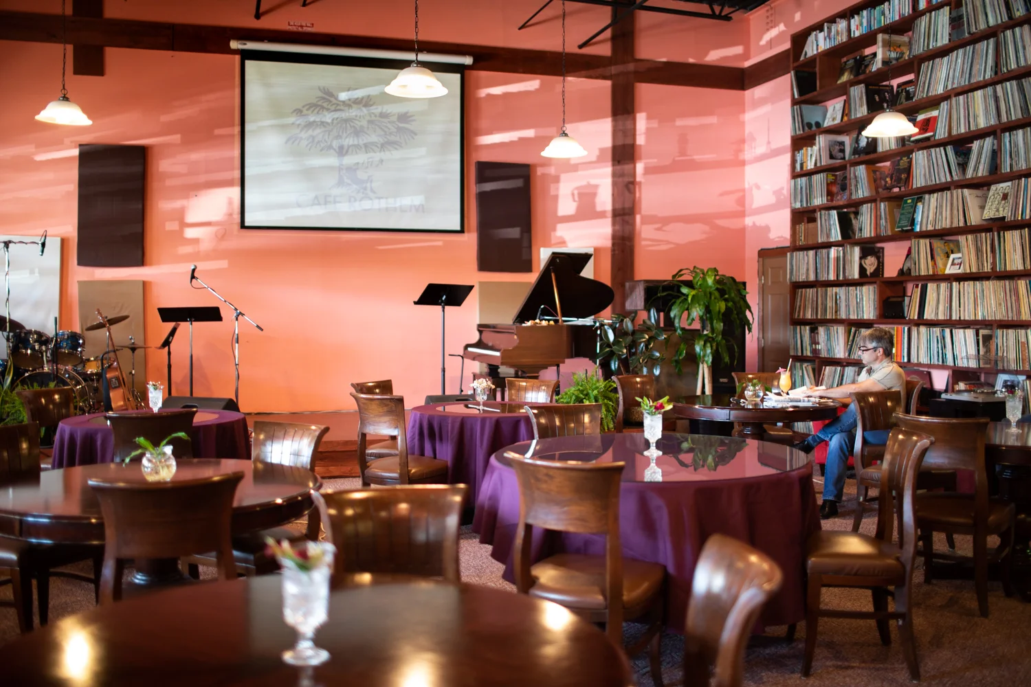 Another view of the interior of Cafe Rothem.