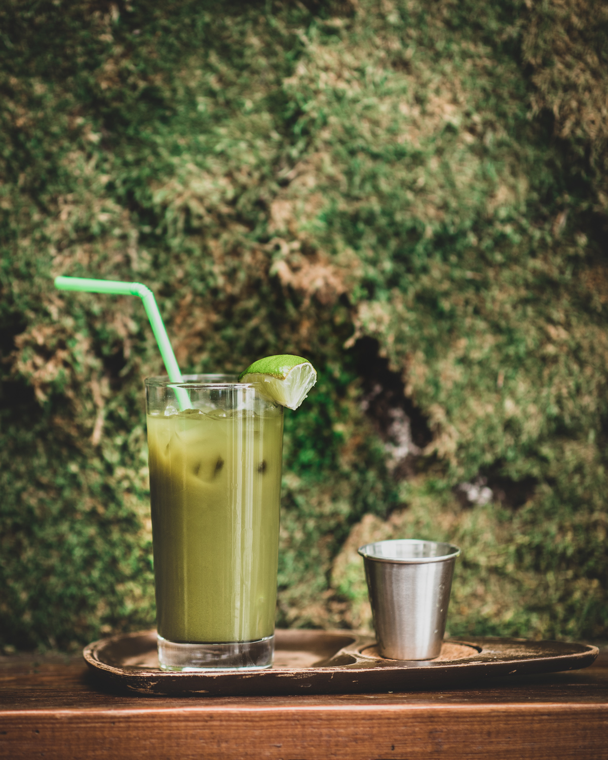 A matcha elixir.