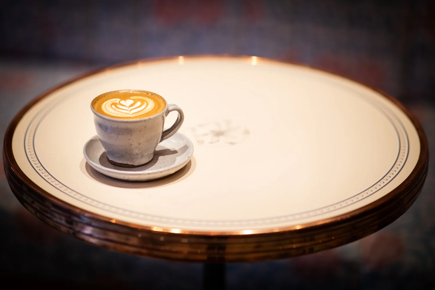 A cappuccino at Felix Roasting Co.
