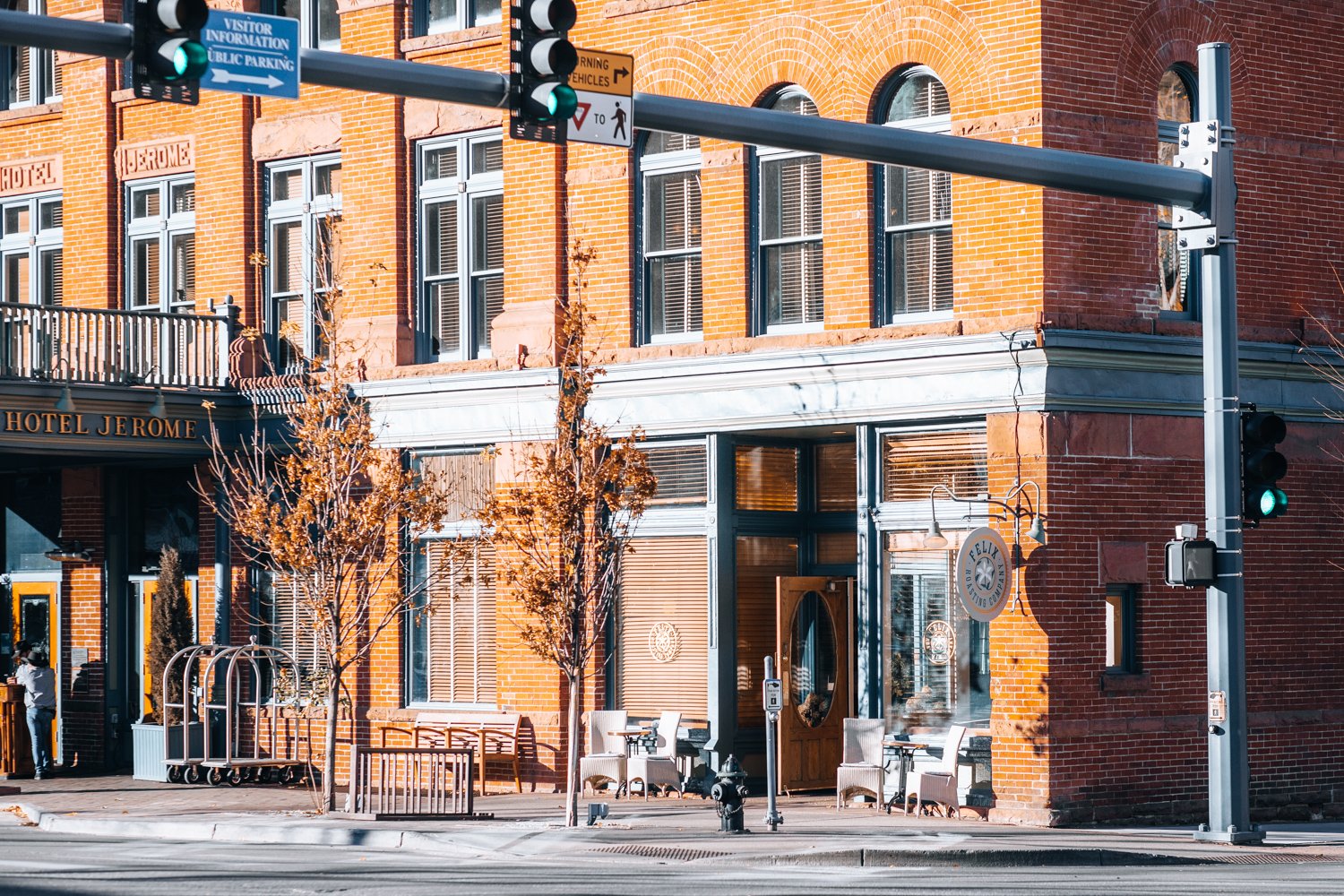 Hotel Jerome: Felix Roasting Co. Aspen, Colorado 
PC:Felix Roasting Co.