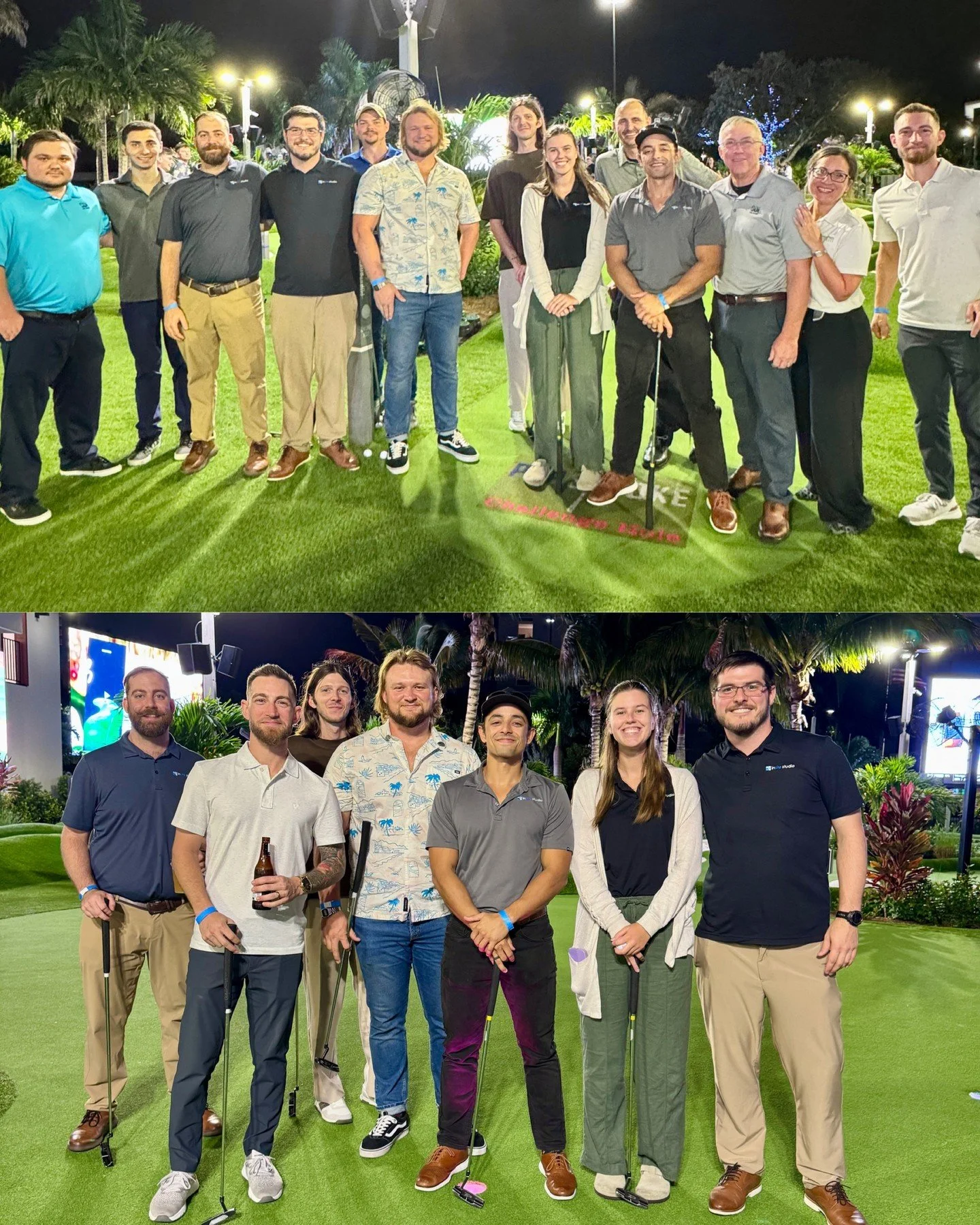 The @insitestudiodesign crew joined @aiapalmbeach last night for their Mini Golf & Mingle at @popstroke West Palm Beach — complete with great food, good laughs, and even better company.
Thanks to @lightingdynamicsinc for sponsoring the eve
