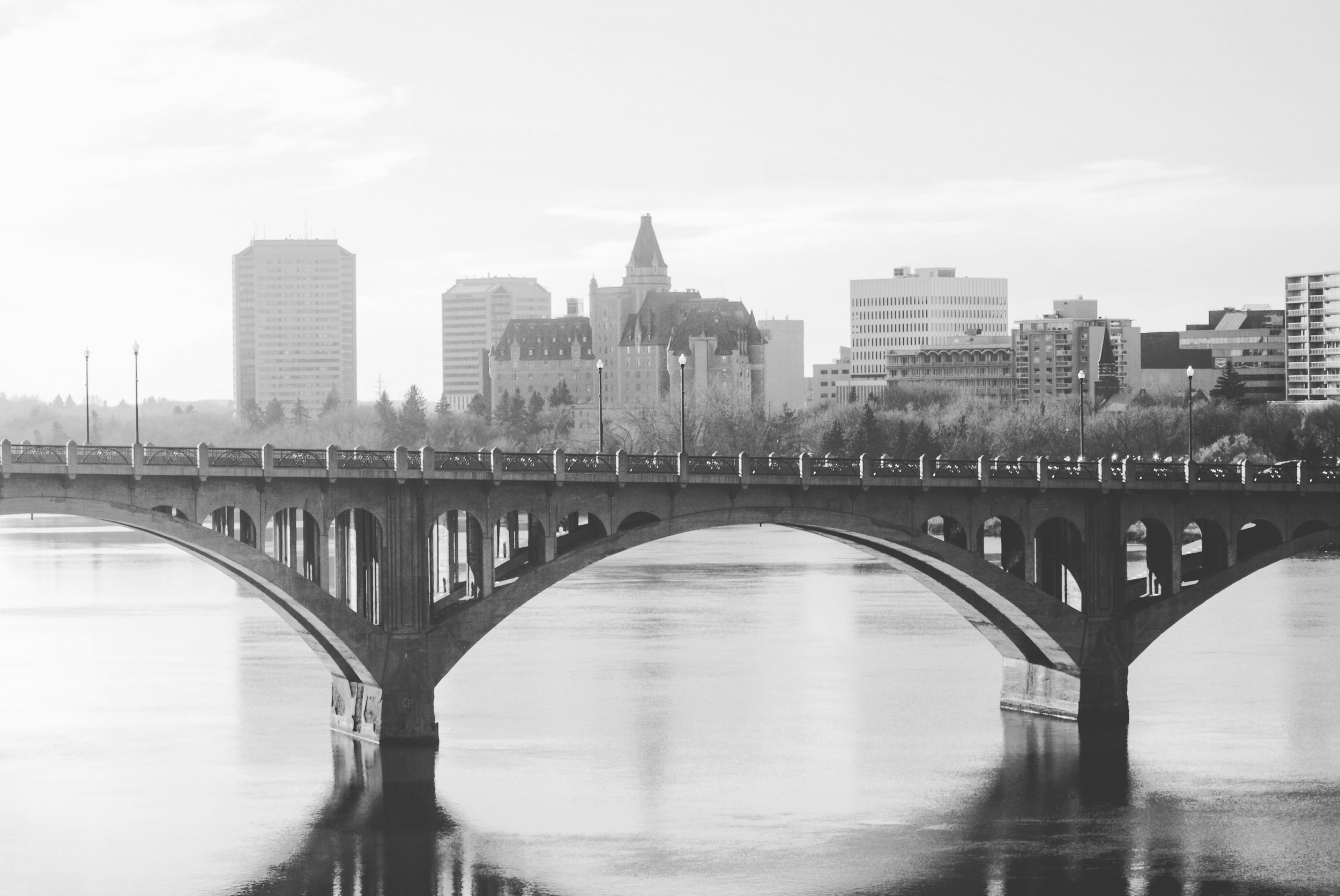 Saskatoon Black & White Bridge