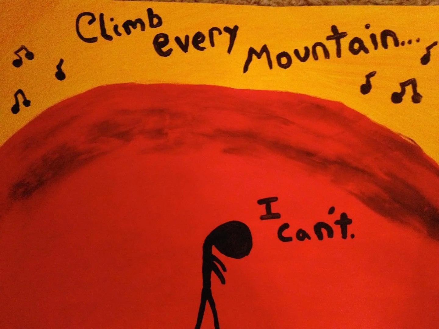 Some art I made prob getting around to 10 years ago that still makes me giggle to this day. Thought of during one of my annual viewings of Sound of Music.