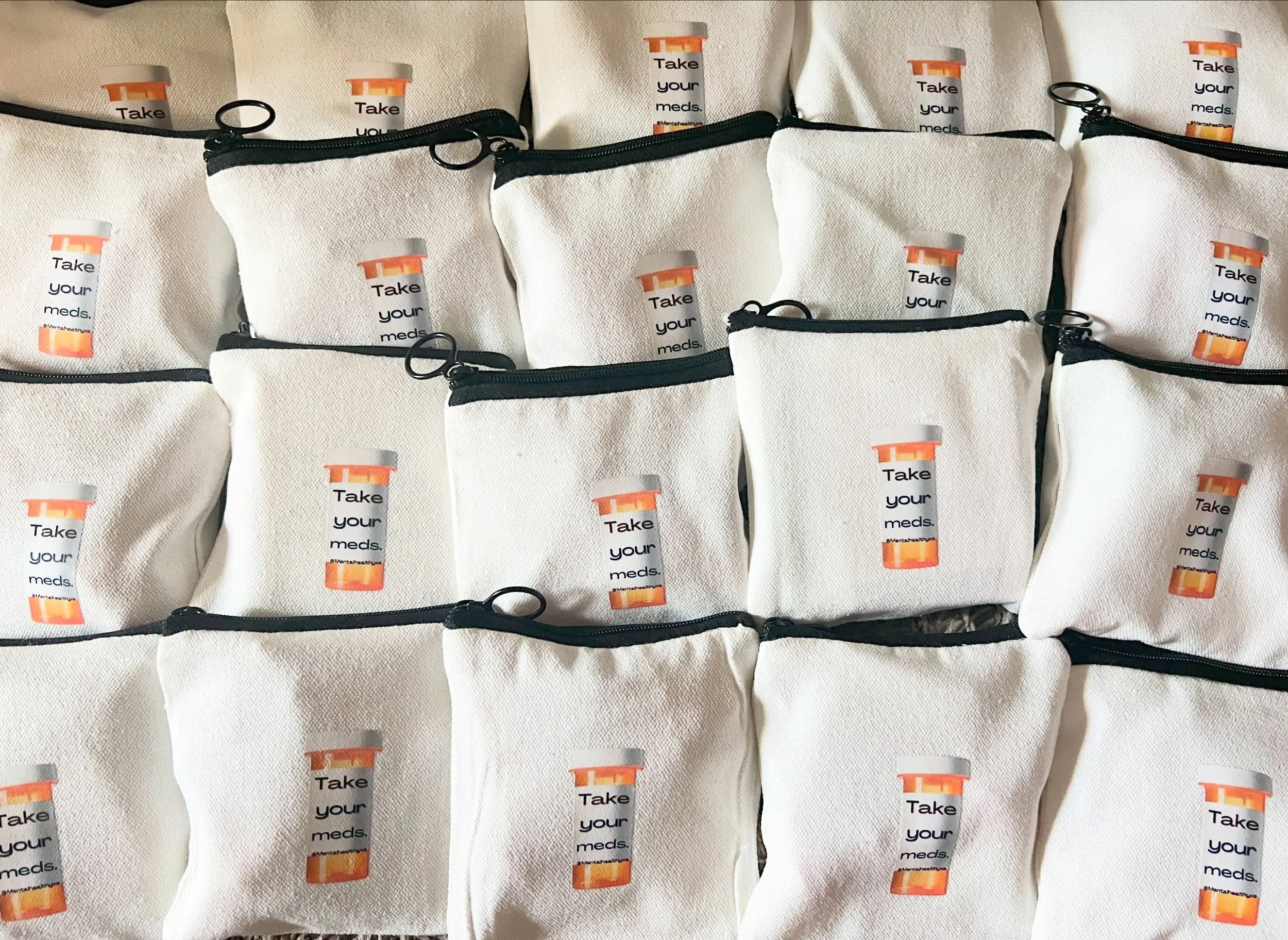 I&rsquo;ve been busy putting together more mini mental health kits! ($14) Just one step left, tie on the tag. 🤣  The next market you&rsquo;ll find me at is the @eclectic.emporiumyxe Oct 23-25th!