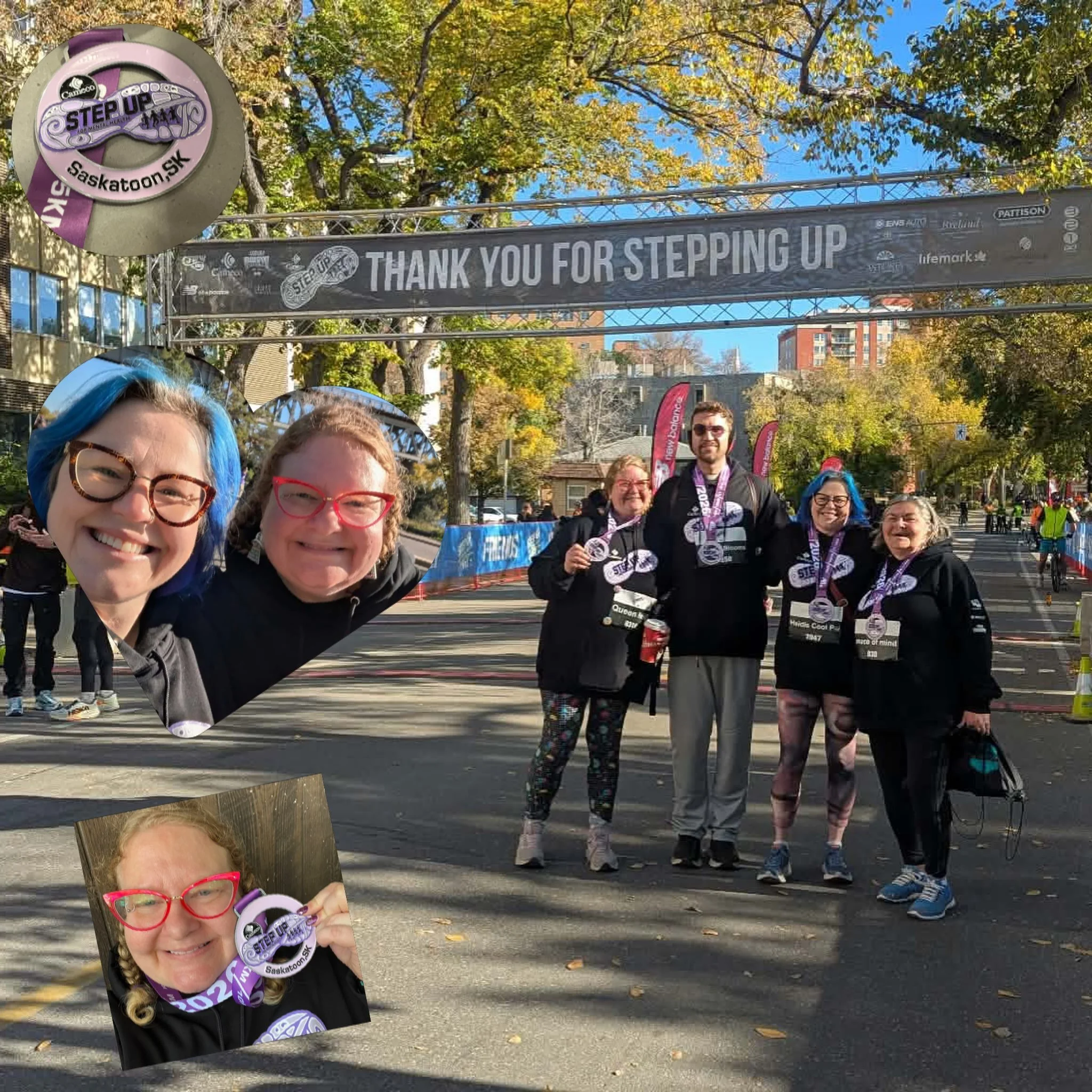 Had a great time at #stepupformentalhealth which was my 5th year! Thankful for pals joining along and see you next year! @camecocommunity @321gorunning