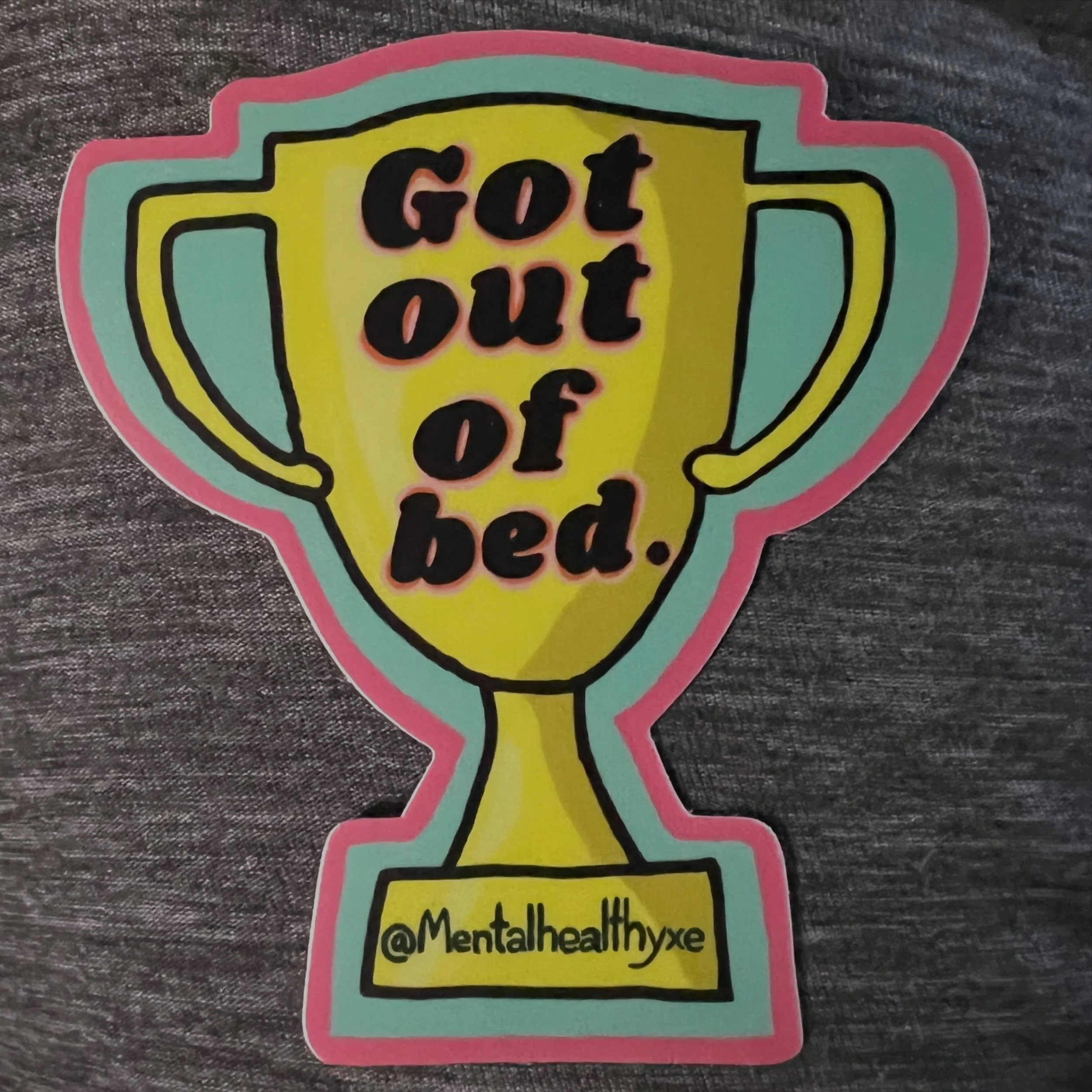 Come buy some stuff from me this weekend, including but not limited to&hellip;this sticker. Today was batshit. I had like 45 things I needed to do and I did them all!! Thankfully with help. Godspeed to me. 😂😭🪦 Midtown, mall hours Fri-Sun.