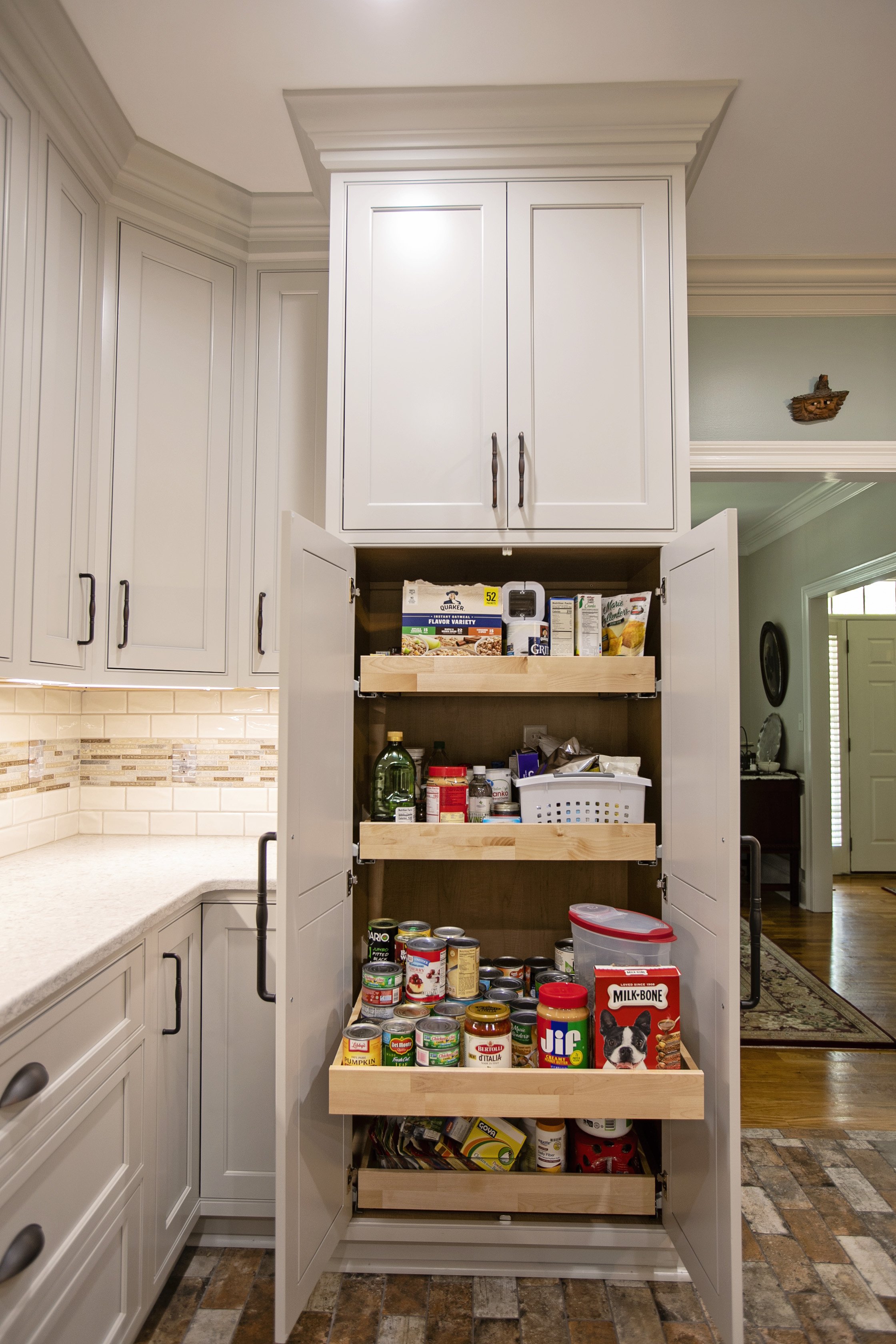 Pull-out pantry organizer for kitchen cabinets in Leesburg, GA